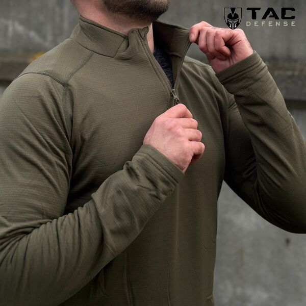 Термо толстовка А10 Equipment® Thermo Performer -10°C > -20°C - олива, TD767, Колір: олива, Розмір: S, зображення 7