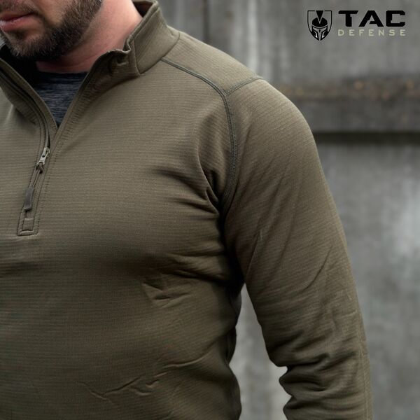 Термо толстовка А10 Equipment® Thermo Performer -10°C > -20°C - олива, TD767, Колір: олива, Розмір: S, зображення 9