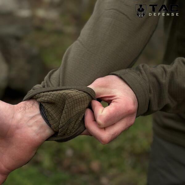 Термо толстовка А10 Equipment® Thermo Performer -10°C > -20°C - олива, TD767, Колір: олива, Розмір: S, зображення 10