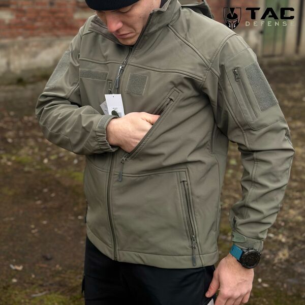 Куртка OPEX Softshell - олива, TD2443, Цвет: Олива, Размер: S, изображение 10