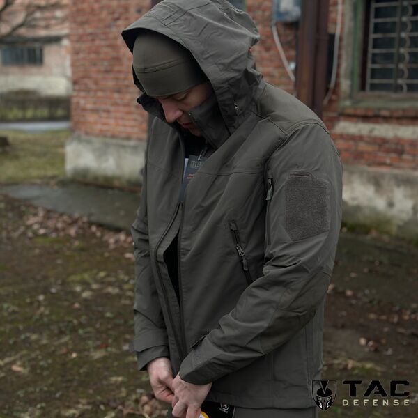 Куртка демисезонная A10 Equipment® Hardshell FIGHTER - олива, TD2307, Размер: 2XL, изображение 10