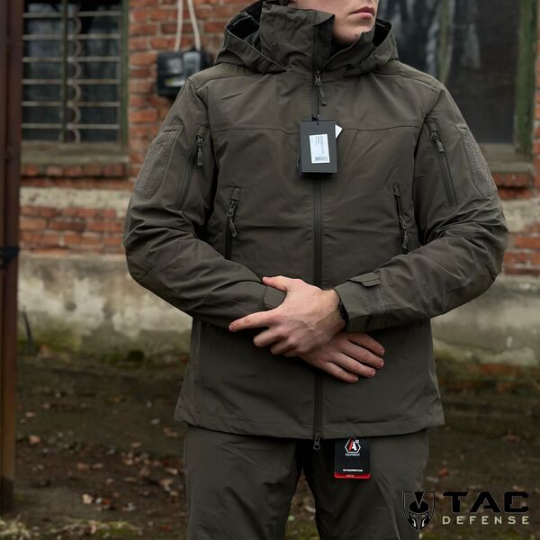 Куртка демисезонная A10 Equipment® Hardshell FIGHTER - олива, TD2307, Размер: 2XL, изображение 11