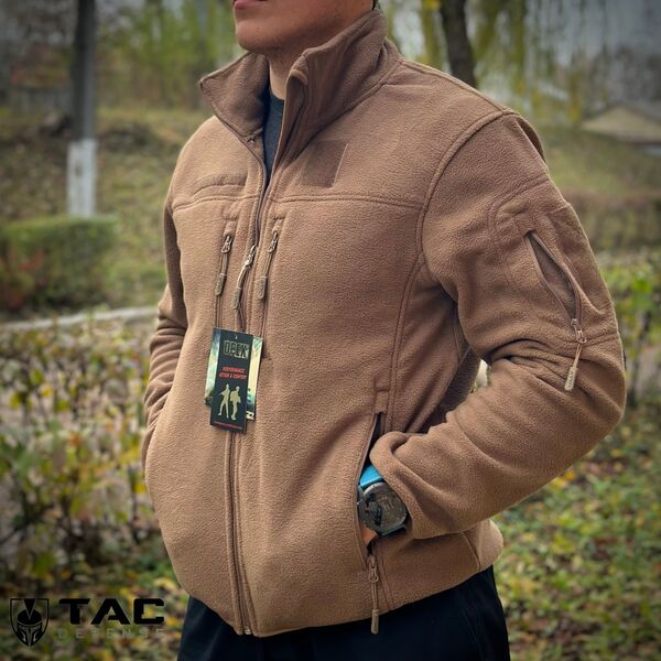 Флисовая куртка OPEX FITTE - койот, TD2238, Цвет: Койот, Размер: S, изображение 5 Флисовая куртка OPEX FITTE - койот, TD2238, Цвет: Койот, Размер: S, изображение 5