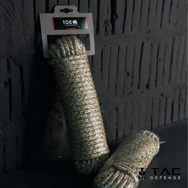 Паракорд TOE (діаметр - 9 мм, довжина - 15 м) - койот, TD2504, зображення 2 Паракорд TOE (діаметр - 9 мм, довжина - 15 м) - койот, TD2504, зображення 2