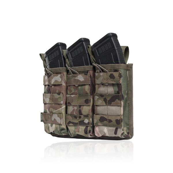 Тройной подсумок под магазины АК/АR - мультикам, TD2529, Цвет товара: Мультикам, изображение 2