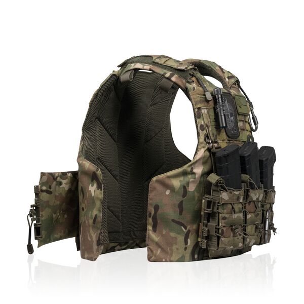 Плитоноска IBV зі збільшеною площею захисту - мультикам, TD2527, Спарений розмір: L-XL, зображення 2