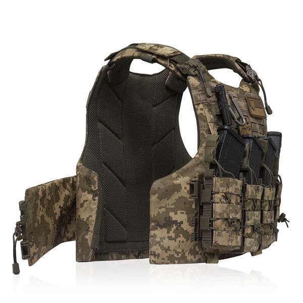 Плитоноска IBV с увеличенной площадью защиты - пиксель, TD2528, Спарений розмір: L-XL, изображение 2 Плитоноска IBV с увеличенной площадью защиты - пиксель, TD2528, Спарений розмір: L-XL, изображение 2