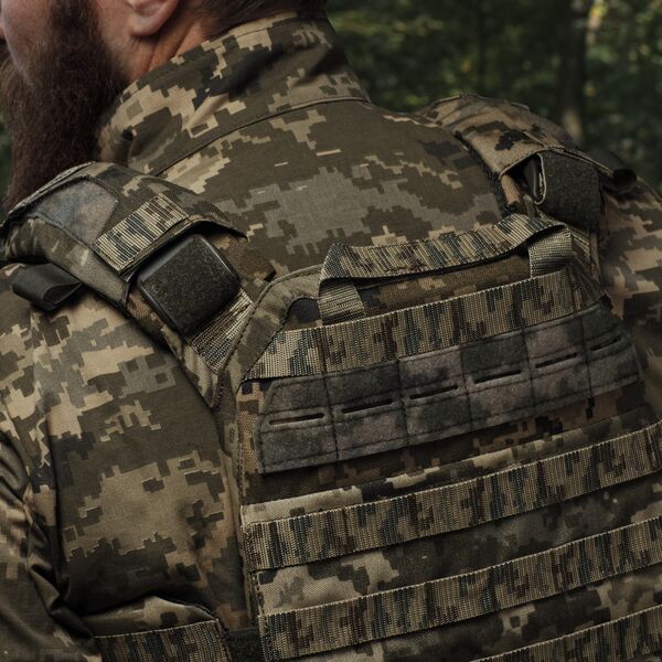 Плитоноска покращена (PRO) система швидкого скидання - піксель, TD2545, Вибір кольору: Піксель, зображення 6 Плитоноска покращена (PRO) система швидкого скидання - піксель, TD2545, Вибір кольору: Піксель, зображення 6