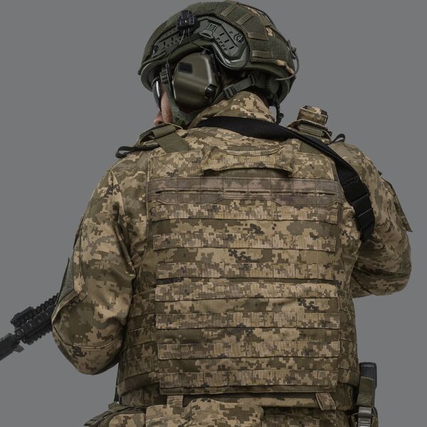 Плитоноска IBV с увеличенной площадью защиты - пиксель, TD2528, Спарений розмір: L-XL, изображение 4 Плитоноска IBV с увеличенной площадью защиты - пиксель, TD2528, Спарений розмір: L-XL, изображение 4