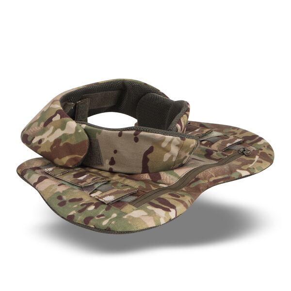 Балістичний захист шиї 2-го класу (забезпечує круговий захист шиї та верхньої частини спини) - мультикам, TD2556, Вибір кольору: Мультикам, зображення 2