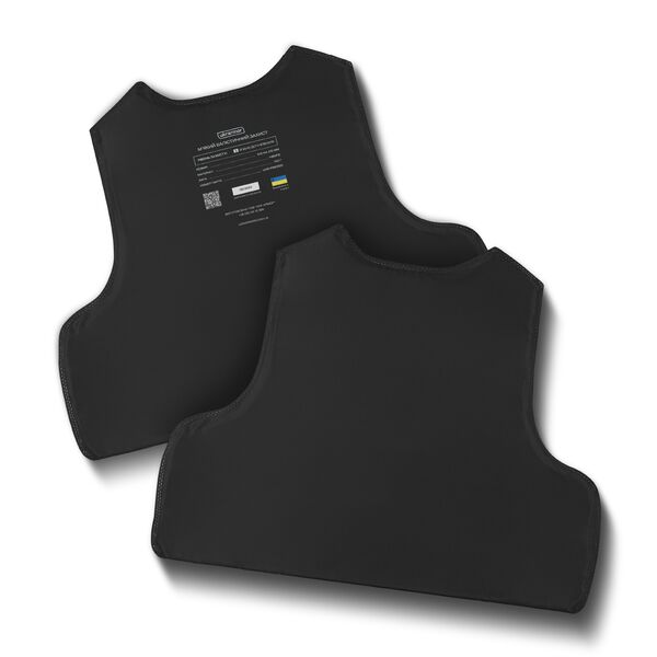 Комплект баллистических пакетов для бронежилета 2-го класса (перед и спина), TD2564, Спарений розмір: S-M, изображение 3