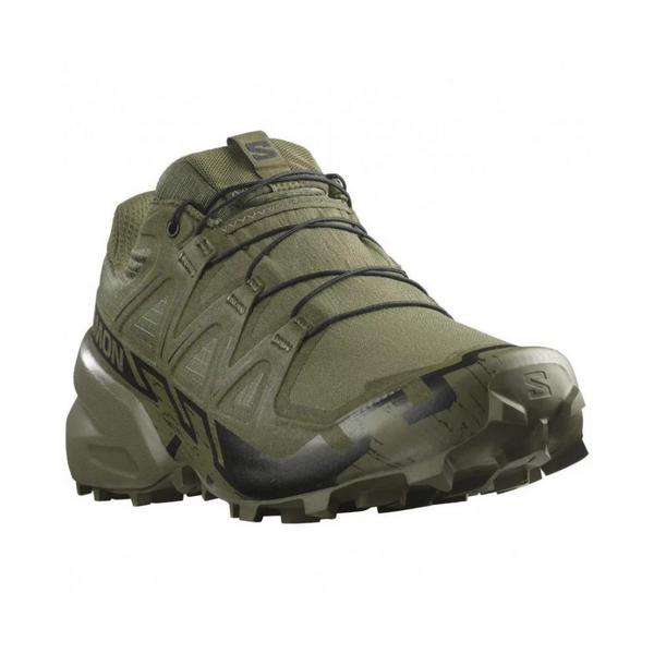Кроссовки Salomon SPEEDCROSS 6 FORCES- олива, TD2804, Цвет: Олива, Размер обуви Salomon: 48, изображение 4 Кроссовки Salomon SPEEDCROSS 6 FORCES- олива, TD2804, Цвет: Олива, Размер обуви Salomon: 48, изображение 4