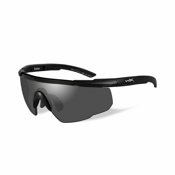 Тактичні окуляри Wiley X Saber Advanced Smoked / 1 лінза - чорні