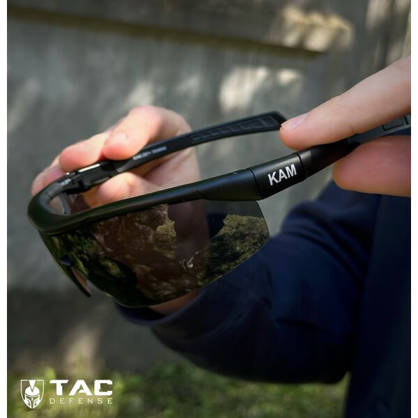 Тактические очки Kam Tact / 3 линзы - черные, TD2964, изображение 6