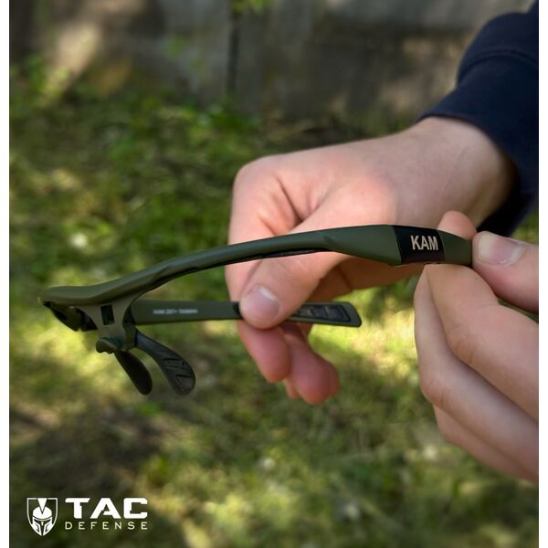 Тактические очки Kam Tact / 3 линзы - олива, TD2965, изображение 3