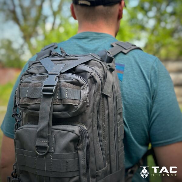 Рюкзак тактический OPEX SNIPER 35 литров - серый, TD2813, изображение 7