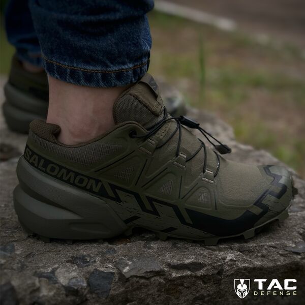 Кроссовки Salomon SPEEDCROSS 6 FORCES- олива, TD3093, Цвет: Олива, Размер обуви Salomon: 38, изображение 6 Кроссовки Salomon SPEEDCROSS 6 FORCES- олива, TD3093, Цвет: Олива, Размер обуви Salomon: 38, изображение 6