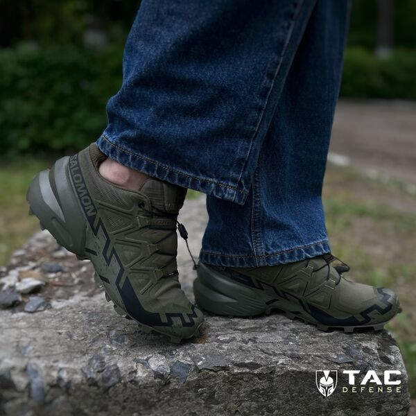 Кроссовки Salomon SPEEDCROSS 6 FORCES- олива, TD3094, Цвет: Олива, Размер обуви Salomon: 38 2/3, изображение 10