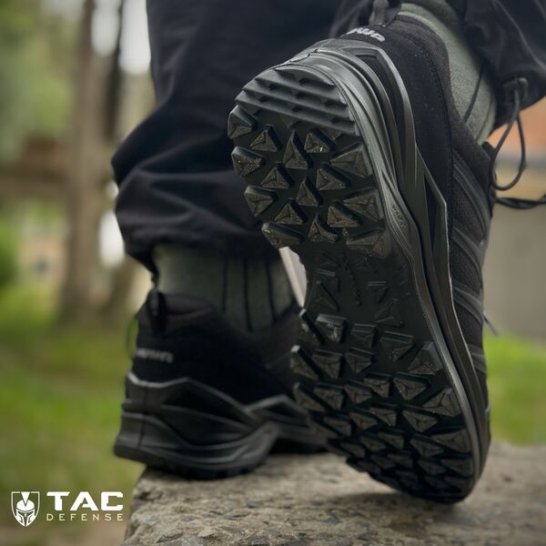 Кросівки тактичні Lowa Innox Pro GTX Lo TF - чорні, TD3064, Колір: чорний, Розмір взуття LOWA: 46, зображення 4