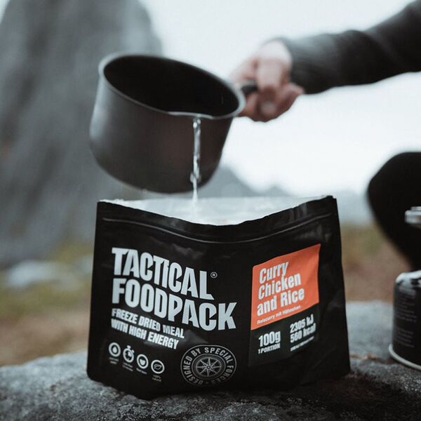 Сублімований сухпайок Tactical Foodpack - куряче каррі з рисом (100 г), TD3329, зображення 4 Сублімований сухпайок Tactical Foodpack - куряче каррі з рисом (100 г), TD3329, зображення 4
