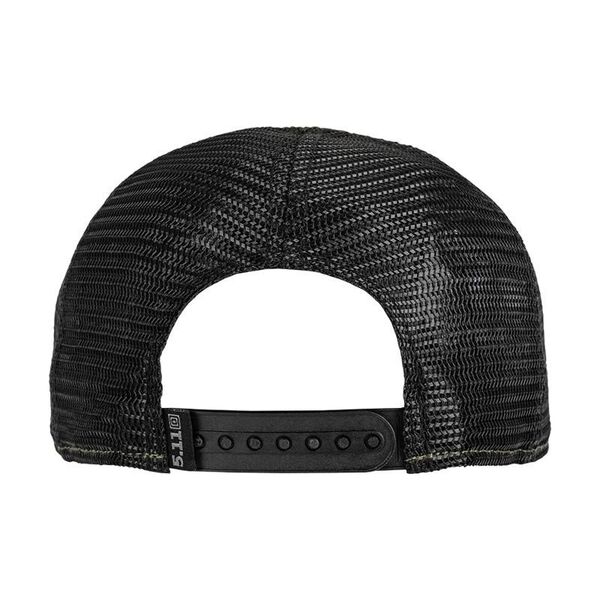 Кепка тактическая 5.11 FLAG BEARER TRUCKER 2.0 - олива, TD3103, Цвет товара: Олива, изображение 2