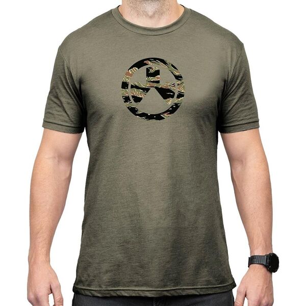 Футболка Magpul Tiger Stripe Icon Blend - олива, TD3119, Размер: S