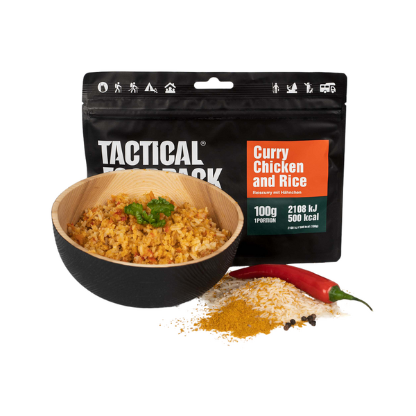 Сублімований сухпайок Tactical Foodpack - куряче каррі з рисом (100 г)