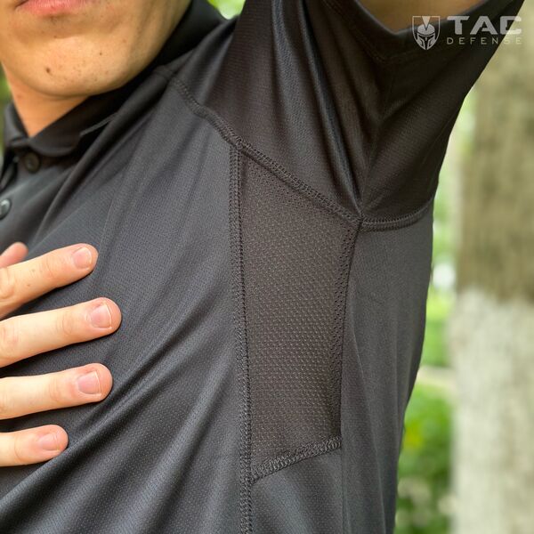 Футболка поло А10 Equipment® INSTRUCTOR - чорна, TD3312, Колір: чорний, Розмір: M, зображення 7