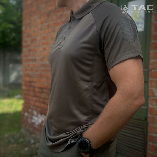 Футболка поло А10 Equipment® INSTRUCTOR - олива, TD3303, Колір: олива, Розмір: XS, зображення 3 Футболка поло А10 Equipment® INSTRUCTOR - олива, TD3303, Колір: олива, Розмір: XS, зображення 3