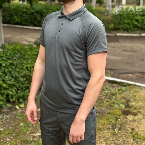 Футболка поло А10 Equipment® INSTRUCTOR - сіра, TD3300, Колір: сірий, Розмір: M, зображення 6 Футболка поло А10 Equipment® INSTRUCTOR - сіра, TD3300, Колір: сірий, Розмір: M, зображення 6