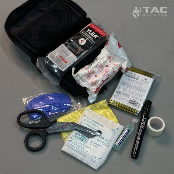 Тактическая аптечка IFAK - черная, TD886, изображение 6