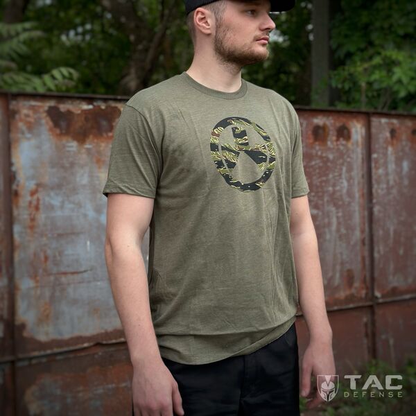 Футболка Magpul Tiger Stripe Icon Blend - олива, TD3127, Размер: XL, изображение 8