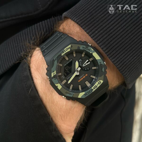 Годинник Casio G-SHOCK GA-2100SU-1AER - чорний / камо, TD3084, зображення 4 Годинник Casio G-SHOCK GA-2100SU-1AER - чорний / камо, TD3084, зображення 4