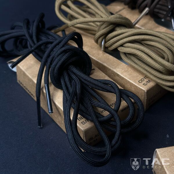 Шнурки Salomon для моделей Quest, размер S/M (длина 193 см) - черные, TD3447, Цвет товара: Чорний, изображение 5