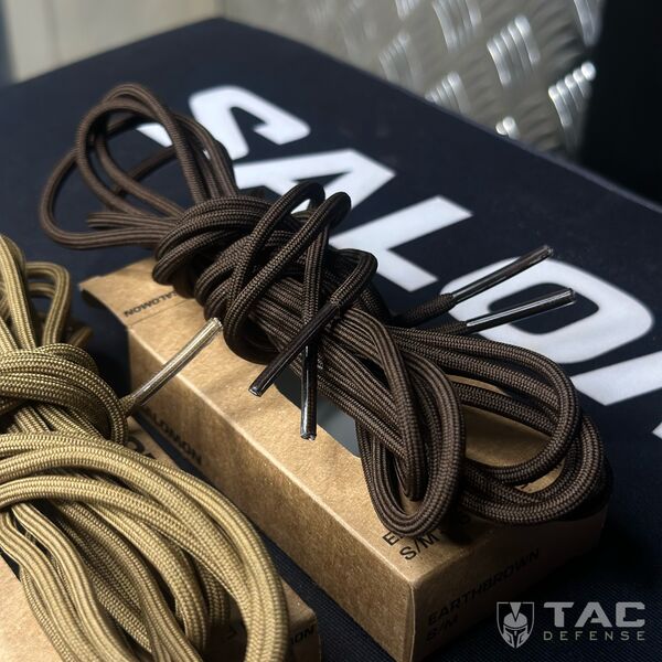 Шнурки Salomon для моделей Quest High / XA Jungle , размер L/XL (длина 208см) - коричневые, TD3446, Цвет товара: Коричневий, изображение 5