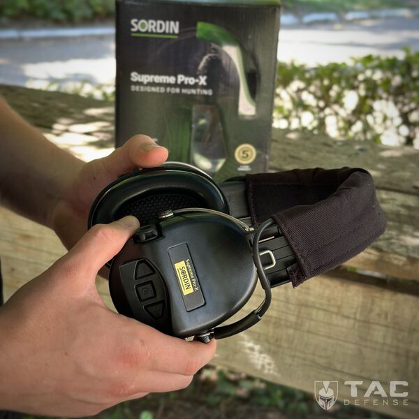 Активні навушники Sordin Supreme Pro-X - чорні, TD436, Вибір кольору: Black, зображення 6 Активні навушники Sordin Supreme Pro-X - чорні, TD436, Вибір кольору: Black, зображення 6