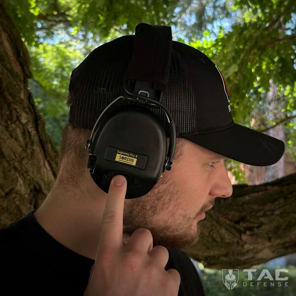 Активні навушники Sordin Supreme Pro-X - чорні, TD436, Вибір кольору: Black, зображення 7 Активні навушники Sordin Supreme Pro-X - чорні, TD436, Вибір кольору: Black, зображення 7