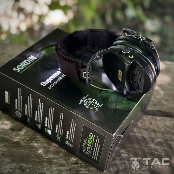 Активні навушники Sordin Supreme Pro-X - чорні, TD436, Вибір кольору: Black, зображення 11 Активні навушники Sordin Supreme Pro-X - чорні, TD436, Вибір кольору: Black, зображення 11