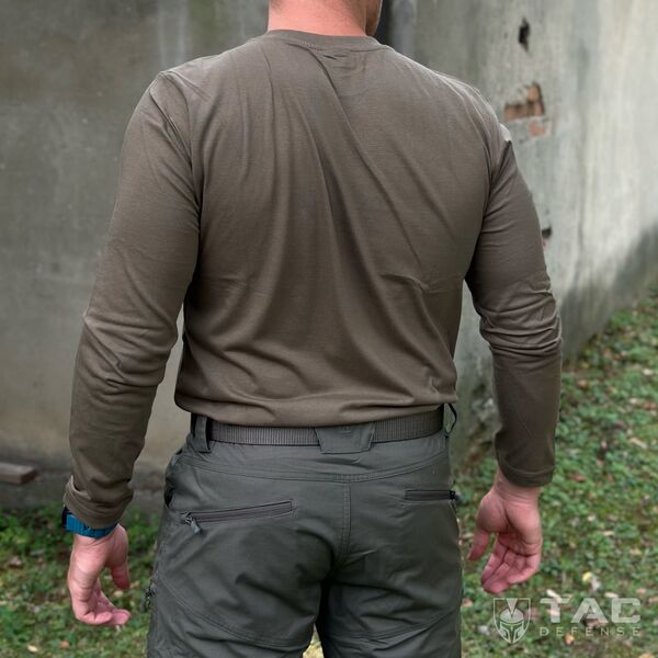 Футболка з довгим рукавом А10 Equipment® Strong - олива, TD2415, Колір: олива, Розмір: 4XL, зображення 8