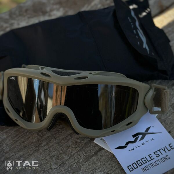 Захисна балістична маска Wiley X Spear Smoke 3 Lenses - койот, TD479, Вибір кольору: Tan, зображення 11 Захисна балістична маска Wiley X Spear Smoke 3 Lenses - койот, TD479, Вибір кольору: Tan, зображення 11