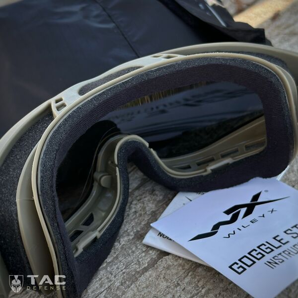Захисна балістична маска Wiley X Spear Smoke 3 Lenses - койот, TD479, Вибір кольору: Tan, зображення 13 Захисна балістична маска Wiley X Spear Smoke 3 Lenses - койот, TD479, Вибір кольору: Tan, зображення 13
