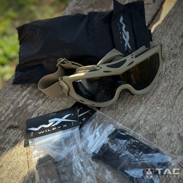 Захисна балістична маска Wiley X Spear Smoke 3 Lenses - койот, TD479, Вибір кольору: Tan, зображення 14 Захисна балістична маска Wiley X Spear Smoke 3 Lenses - койот, TD479, Вибір кольору: Tan, зображення 14