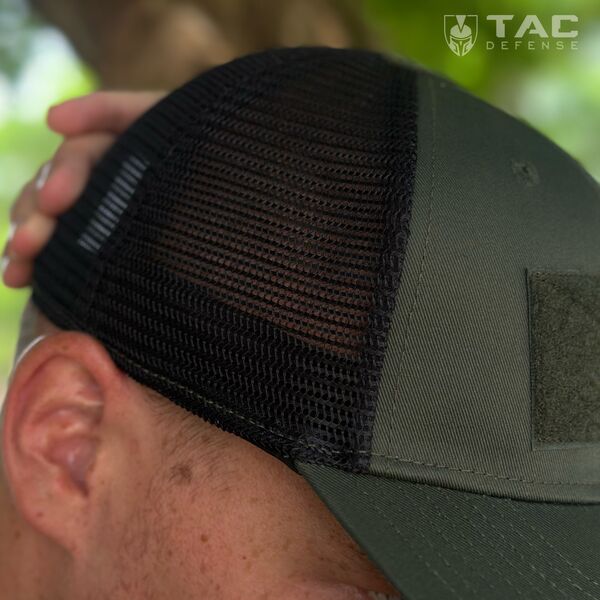 Кепка тактическая 5.11 FLAG BEARER TRUCKER 2.0 - олива, TD3103, Цвет товара: Олива, изображение 4