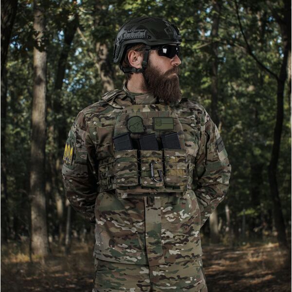 Плитоноска Modular Vest Platform (M.V.P.) Lite. Cordura 1000 - мультикам, TD3703, зображення 6