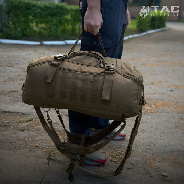 Сумка-рюкзак тактическая 3 в 1 OPEX 69 литров - койот, TD2819, изображение 9 Сумка-рюкзак тактическая 3 в 1 OPEX 69 литров - койот, TD2819, изображение 9