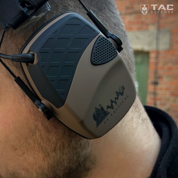 Активні навушники C4 Tactical (SNR=27dB Elec) - койот, TD3727, Колір: Койот, зображення 6