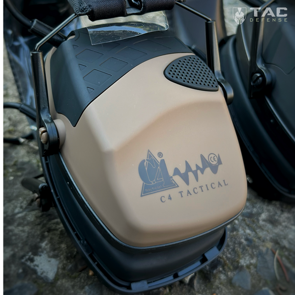 Активні навушники C4 Tactical (SNR=27dB Elec) - койот, TD3727, Колір: Койот, зображення 9