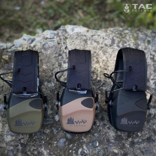 Активні навушники C4 Tactical (SNR=27dB Elec) - койот, TD3727, Колір: Койот, зображення 10