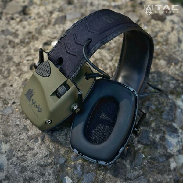 Активні навушники C4 Tactical (SNR=27dB Elec) - олива, TD3722, Колір: олива, зображення 9