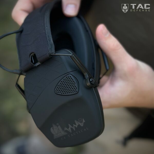 Активні навушники C4 Tactical (SNR=27dB Elec) - чорні, TD3723, Колір: чорний, зображення 9